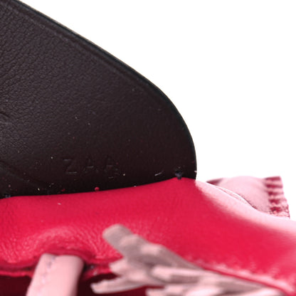 Hermes Milo Lambskin Grigri Rodeo Pegase Horse Bag Charm PM Framboise Rose Sakura Rouge Sellier 4 of 4