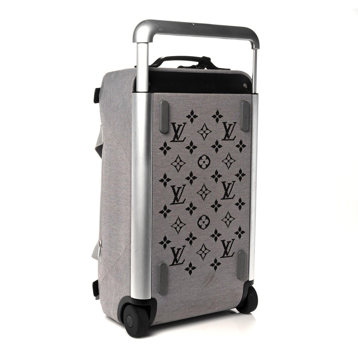 Knit Monogram Horizon Soft Duffle 55 Grey