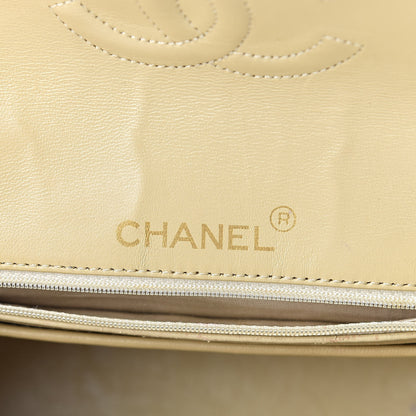 Chanel Lambskin Quilted Mini Square Flap Beige 6 of 17