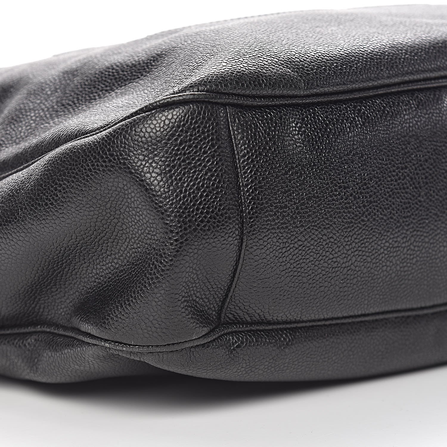 Chanel Caviar Large CC Shoulder Bag Black 9 of 11