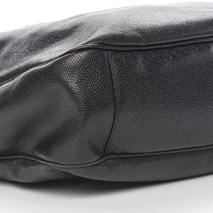Chanel Caviar Large CC Shoulder Bag Black 9 of 11