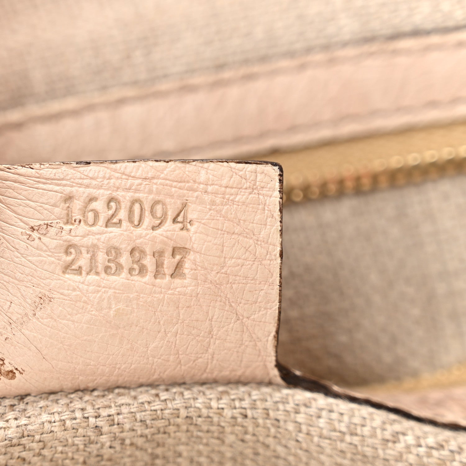 Gucci Ostrich Medium Britt Tote Beige 7 of 10