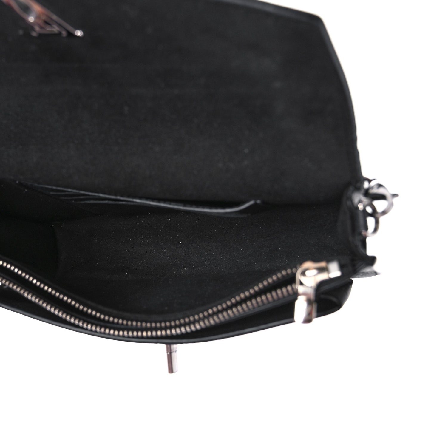 Soft Calfskin My Lockme Chain Pochette Black