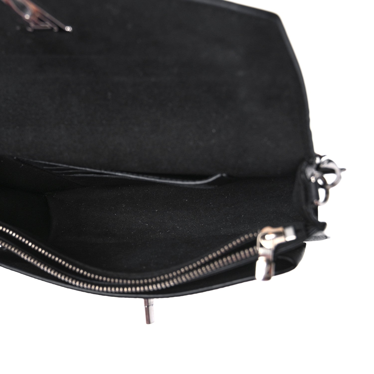 Louis Vuitton Soft Calfskin My Lockme Chain Pochette Black 4 of 9