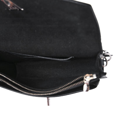 Louis Vuitton Soft Calfskin My Lockme Chain Pochette Black 4 of 9