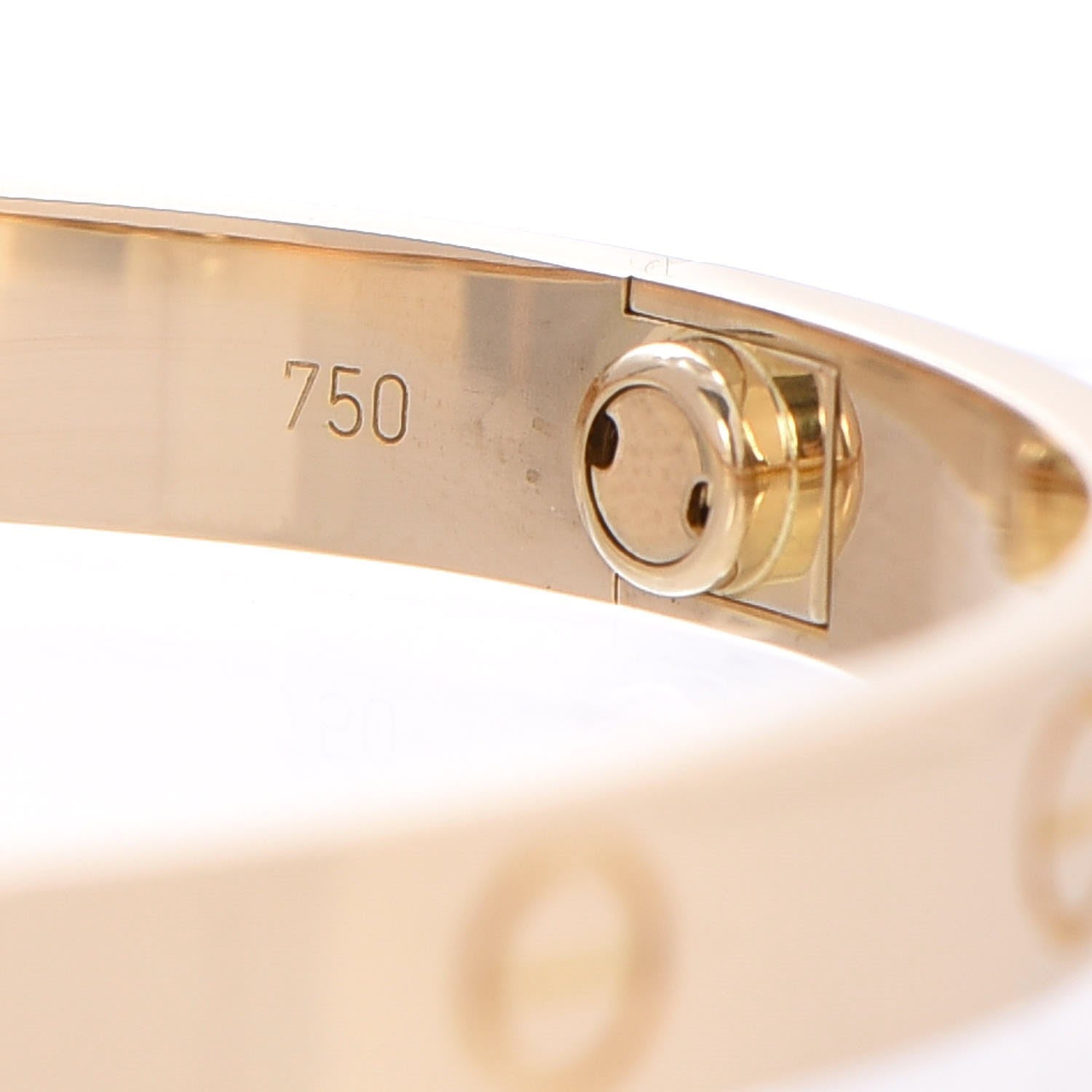 Cartier 18K Yellow Gold LOVE Bracelet 17 4 of 6