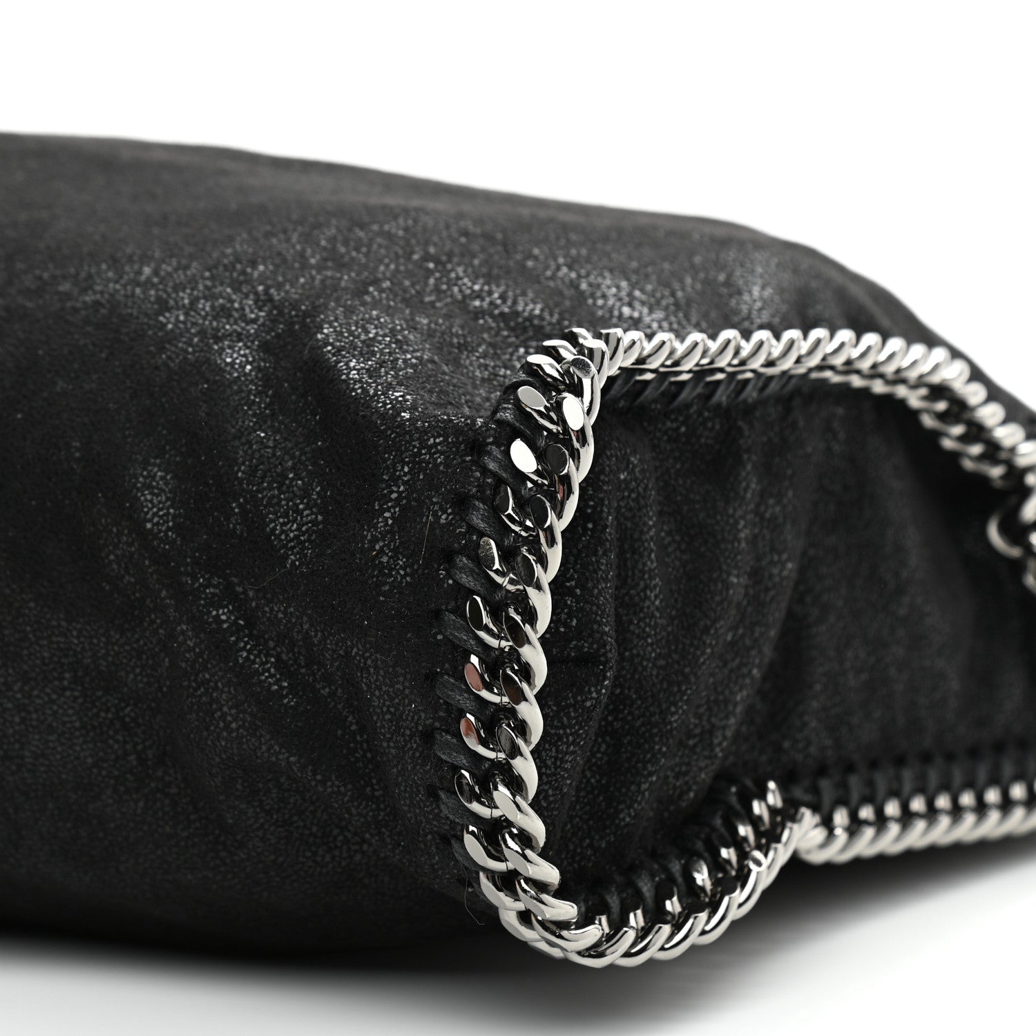 Stella McCartney Shaggy Deer Falabella Fold Over Tote Black 11 of 11