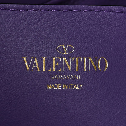 Valentino Garavani Nappa Stud Sign Hobo Indian Violet 6 of 18