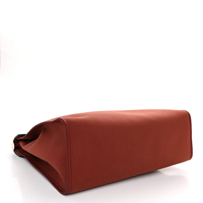 Hermes Toile Vache Hunter Herbag Zip 39 MM Rouge H Ebene 5 of 12