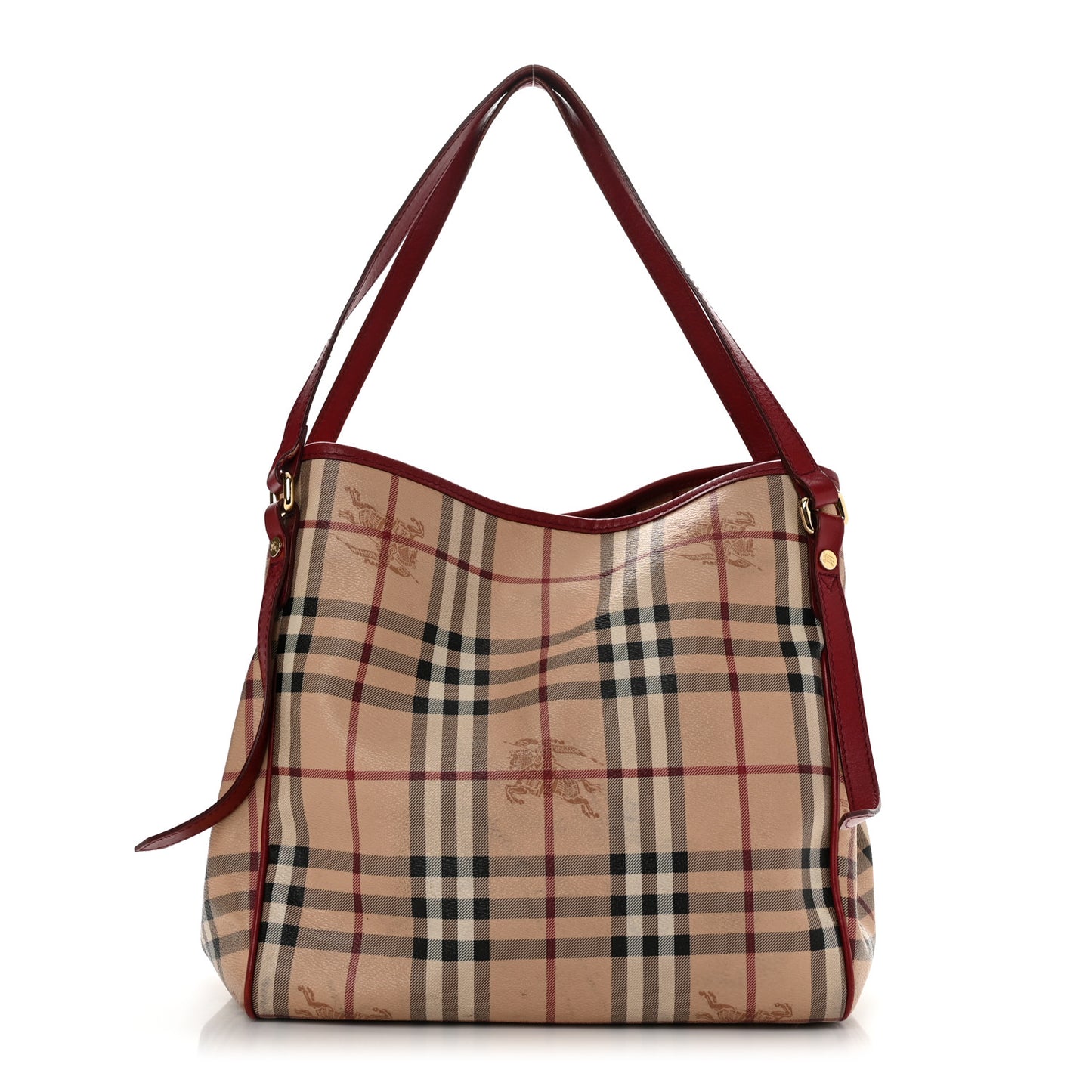 Haymarket Check Small Canterbury Tote Red