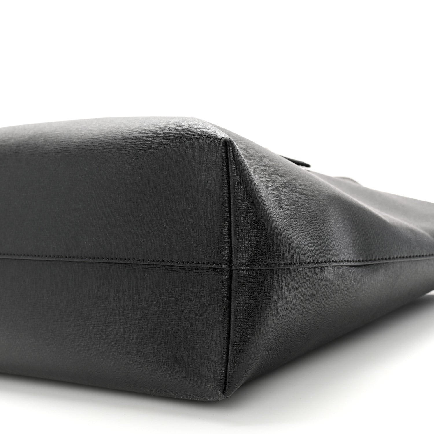 Fendi Vitello Elite Cuoio Monster Buggies Medium Roll Tote Black Multicolor Blue Cobalto 10 of 10