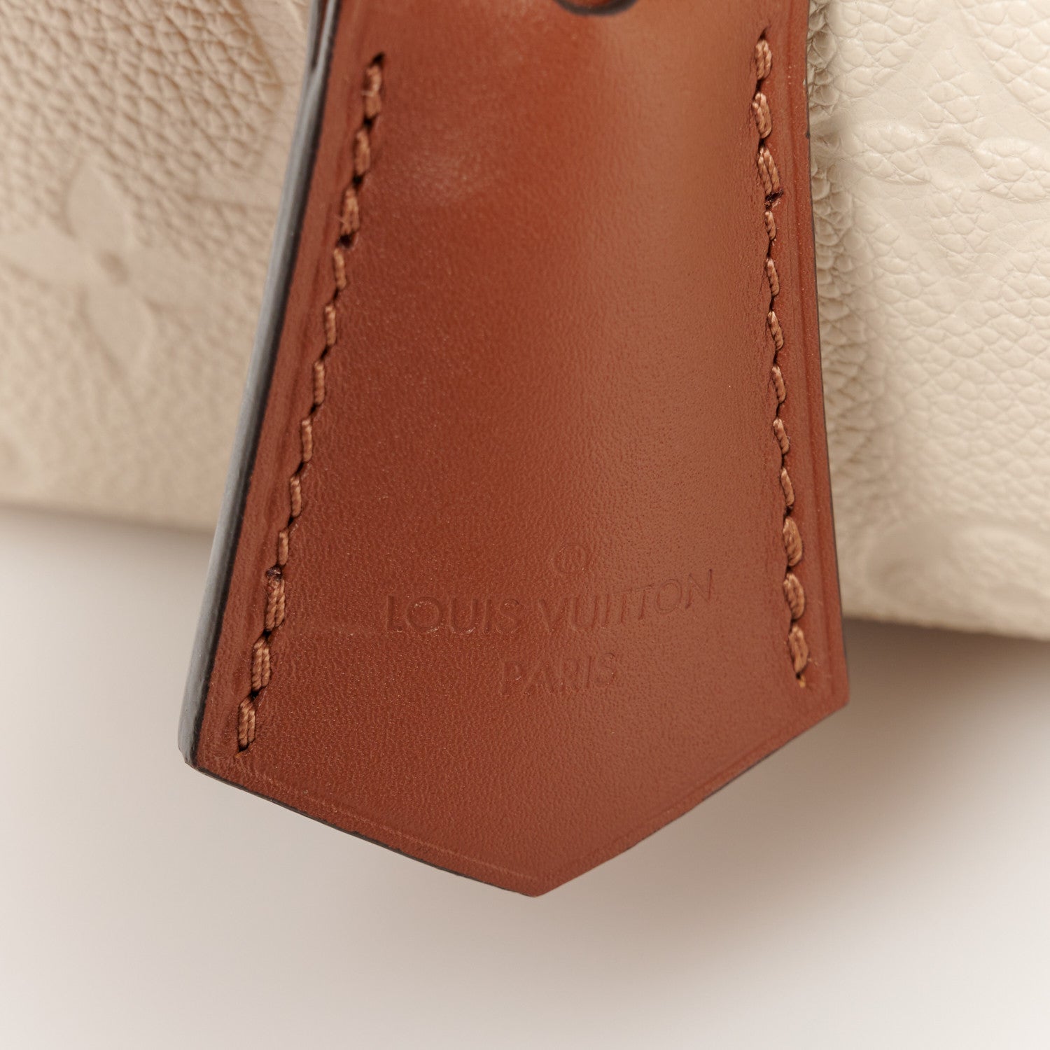 Louis Vuitton Empreinte Calfskin Speedy Bandouliere 25 NM Creme Caramel 8 of 12