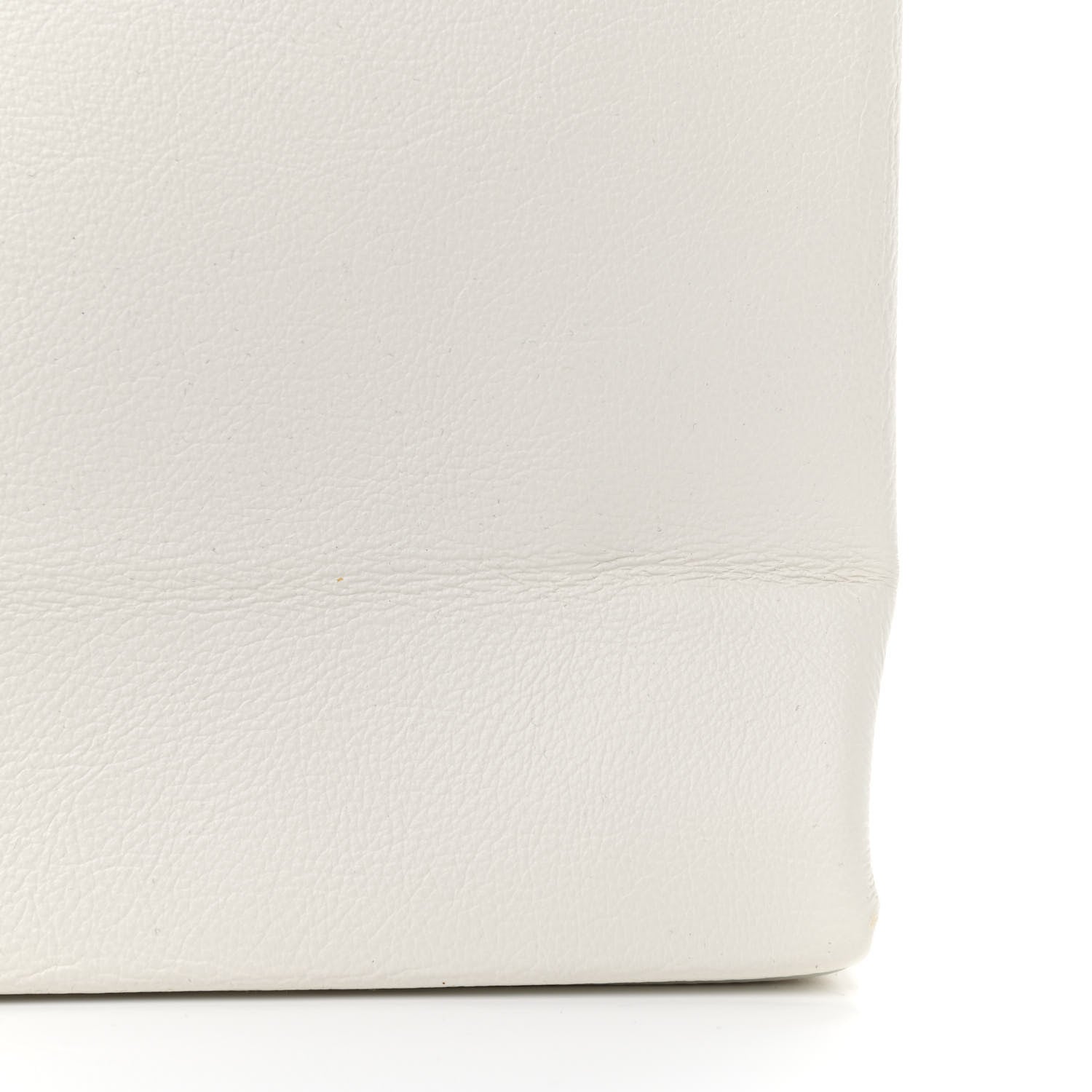 Balenciaga Calfskin Medium Logo North South Shopping Tote White 10 of 10