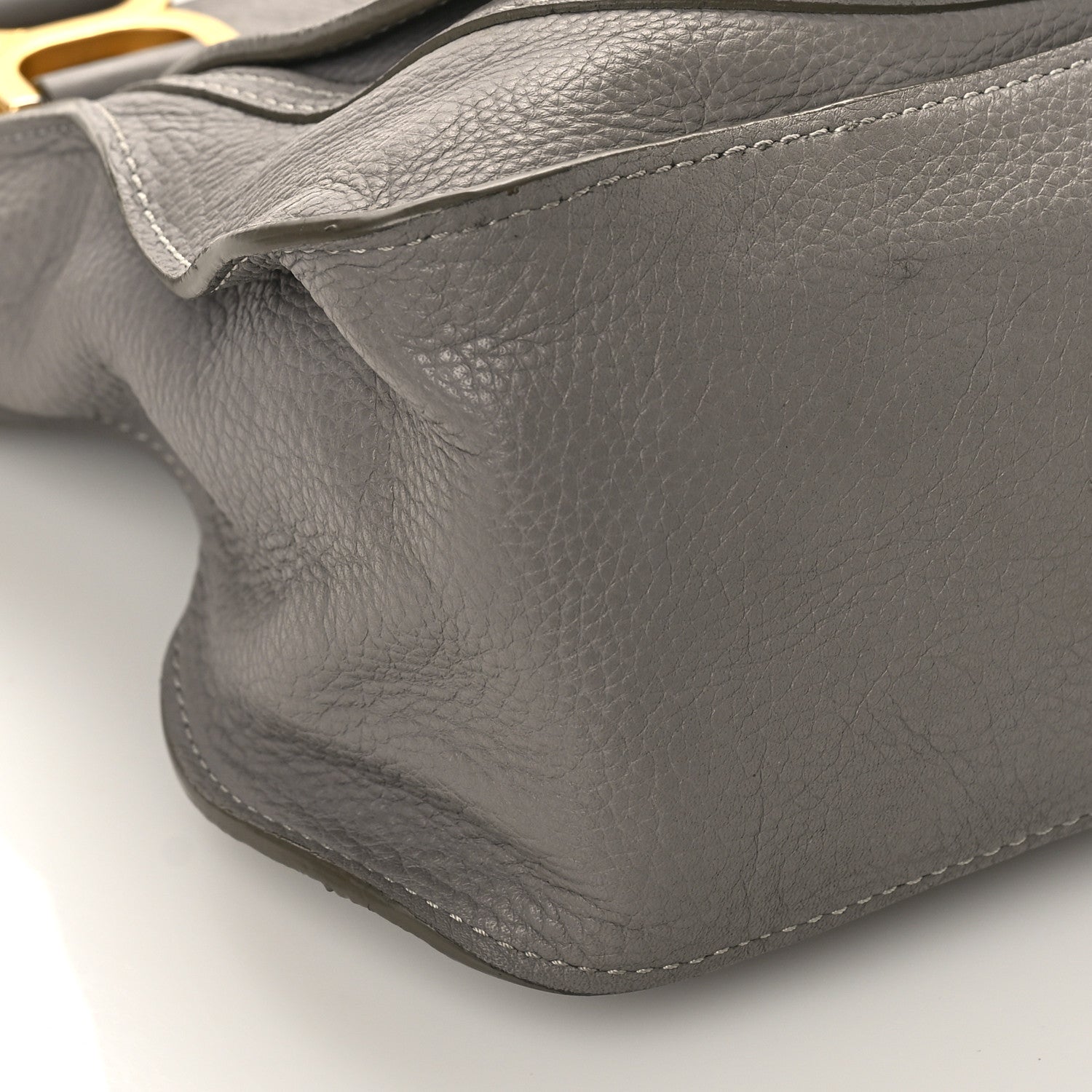 Chloe Calfskin Medium Marcie Satchel Cashmere Grey 11 of 12