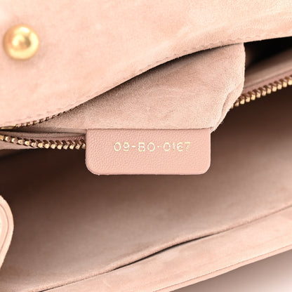 Christian Dior Lambskin Cannage Studded Large Dioraddict Flap Bag Nude 7 of 12