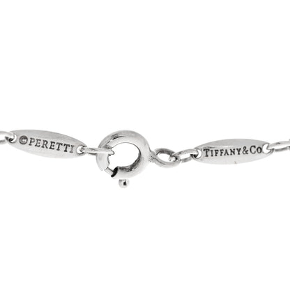 Tiffany Sterling Silver Elsa Peretti Teardrop Charm Bracelet 3 of 4