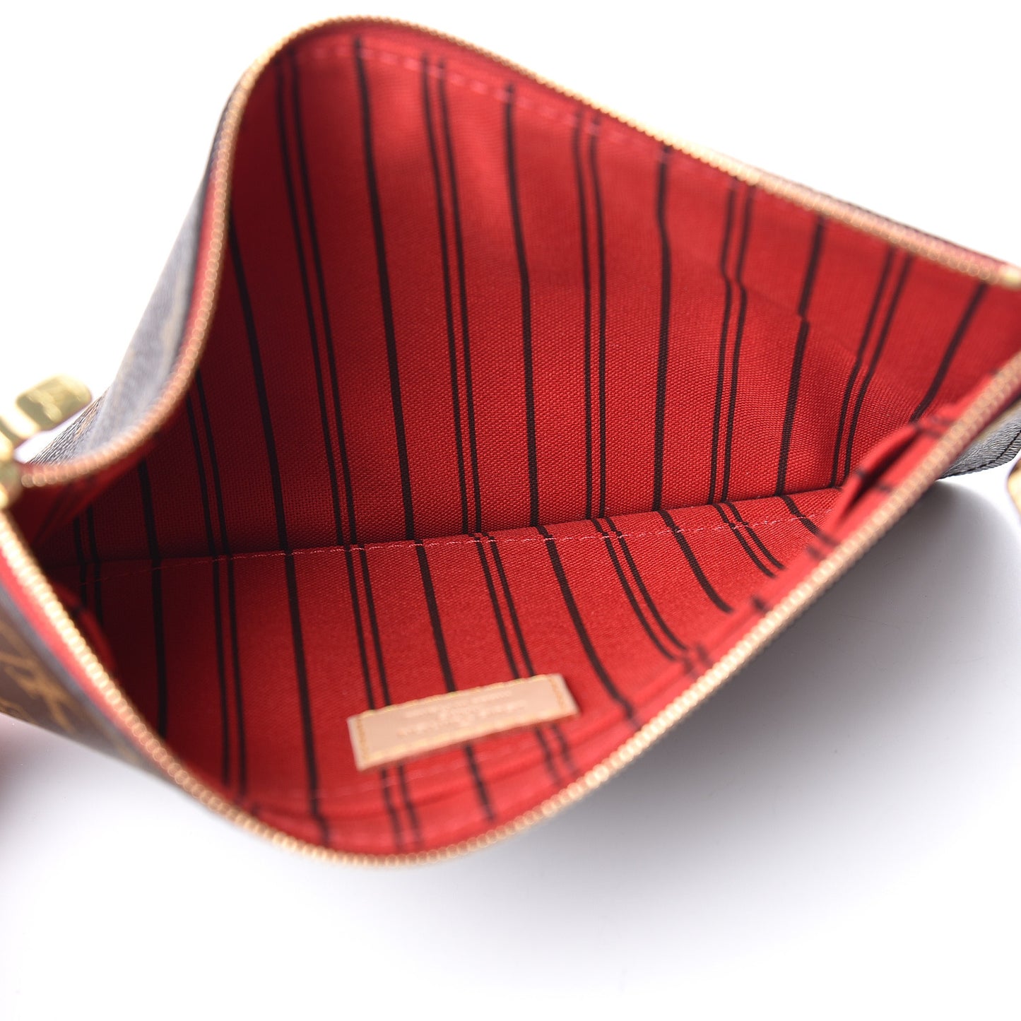 Monogram Neverfull MM GM Pochette Cherry