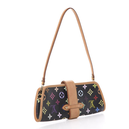 Louis Vuitton Monogram Multicolor Shirley Black 3 of 14