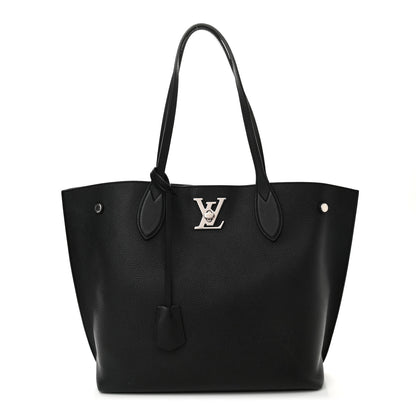 Louis Vuitton Calfskin Lockme Go Tote Black 1 of 10