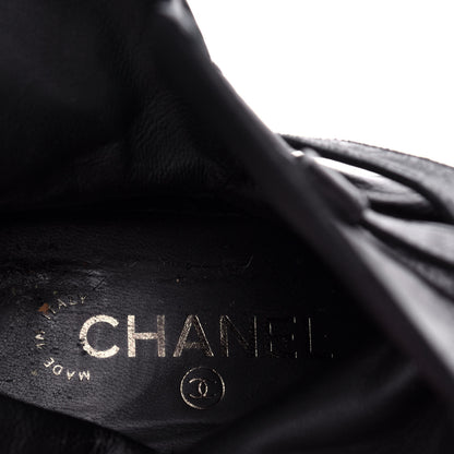 Chanel Lambskin CC Buckle Short Boots 39 Black 8 of 11