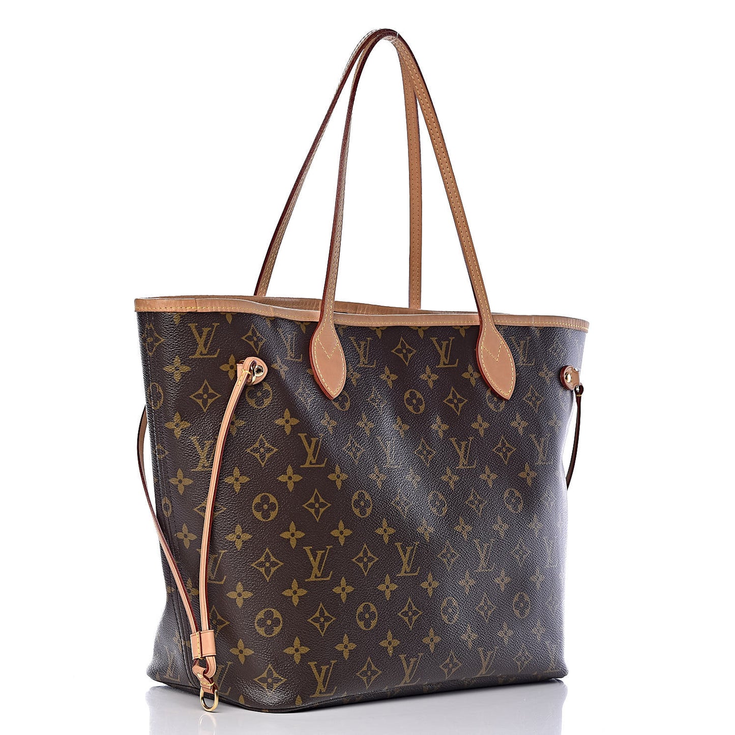 Monogram V Neverfull MM Turquoise
