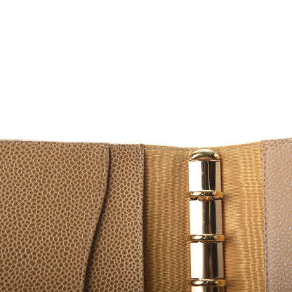 Chanel Caviar Timeless CC Ring Agenda Planner Beige 10 of 15