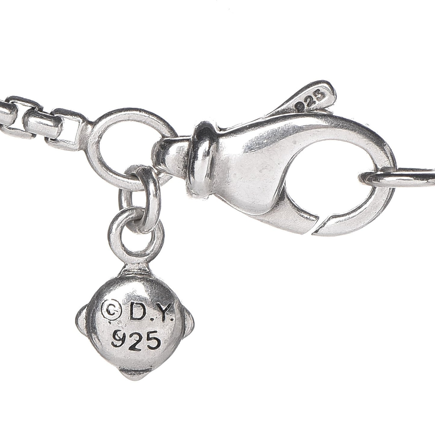Sterling Silver Diamond Belmont Pendant Necklace