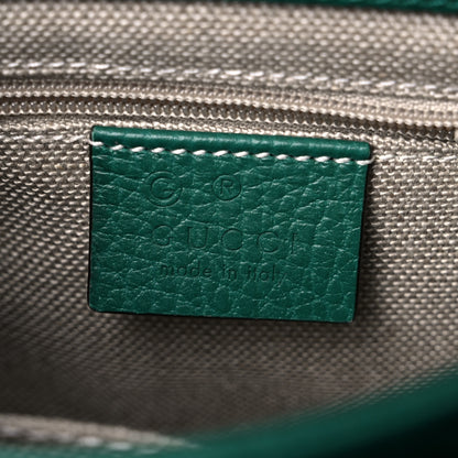 Gucci Dollar Calfskin Interlocking G Crossbody Bag Emerald 6 of 9
