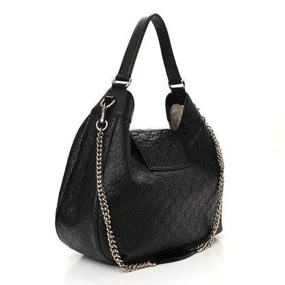 Gucci Guccissima Medium Emily Hobo Black 3 of 12