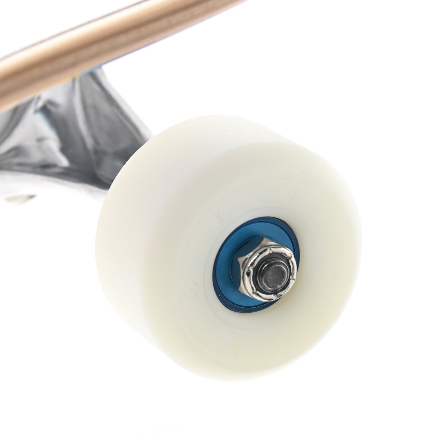 Monogram Watercolor Wood Skateboard Multicolor