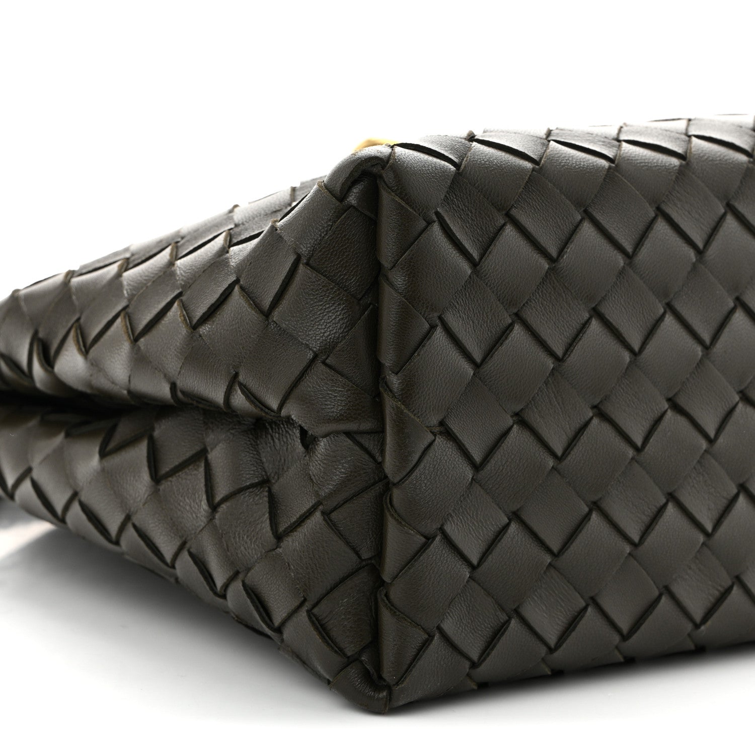 Bottega Veneta Nappa Intrecciato Medium Andiamo Shoulder Bag Kaki 8 of 9