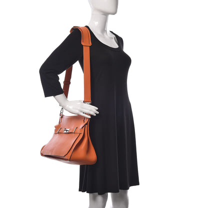 Hermes Taurillon Clemence Jypsiere 34 Orange 2 of 19