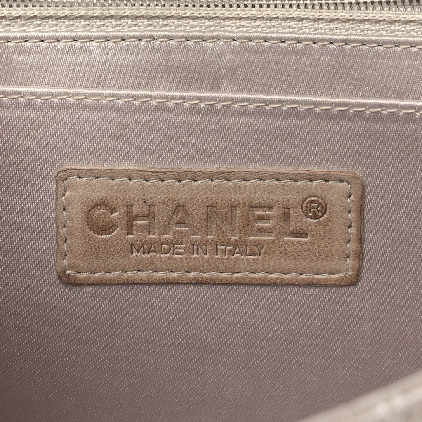 Nylon Medium Travel Flap Light Beige