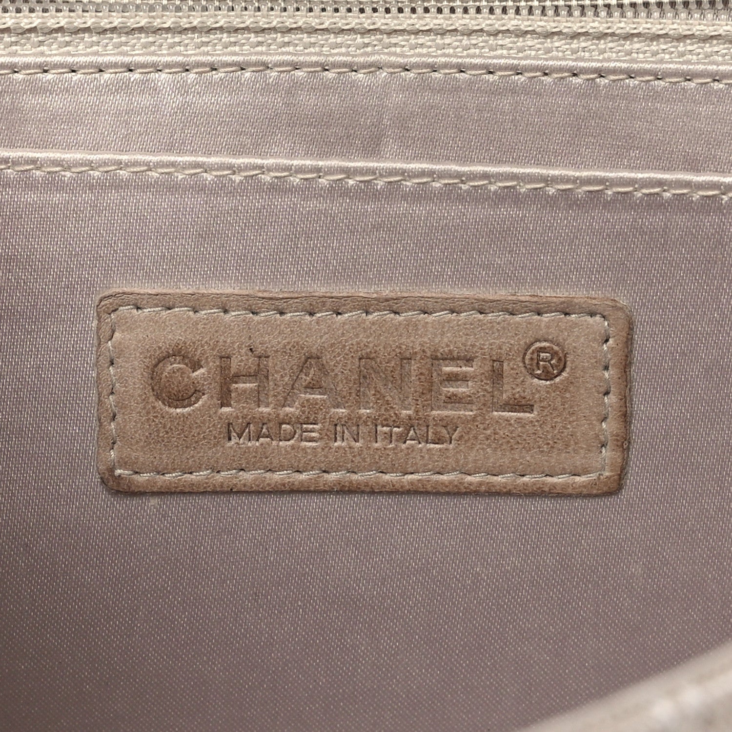 Chanel Nylon Medium Travel Flap Light Beige 7 of 10