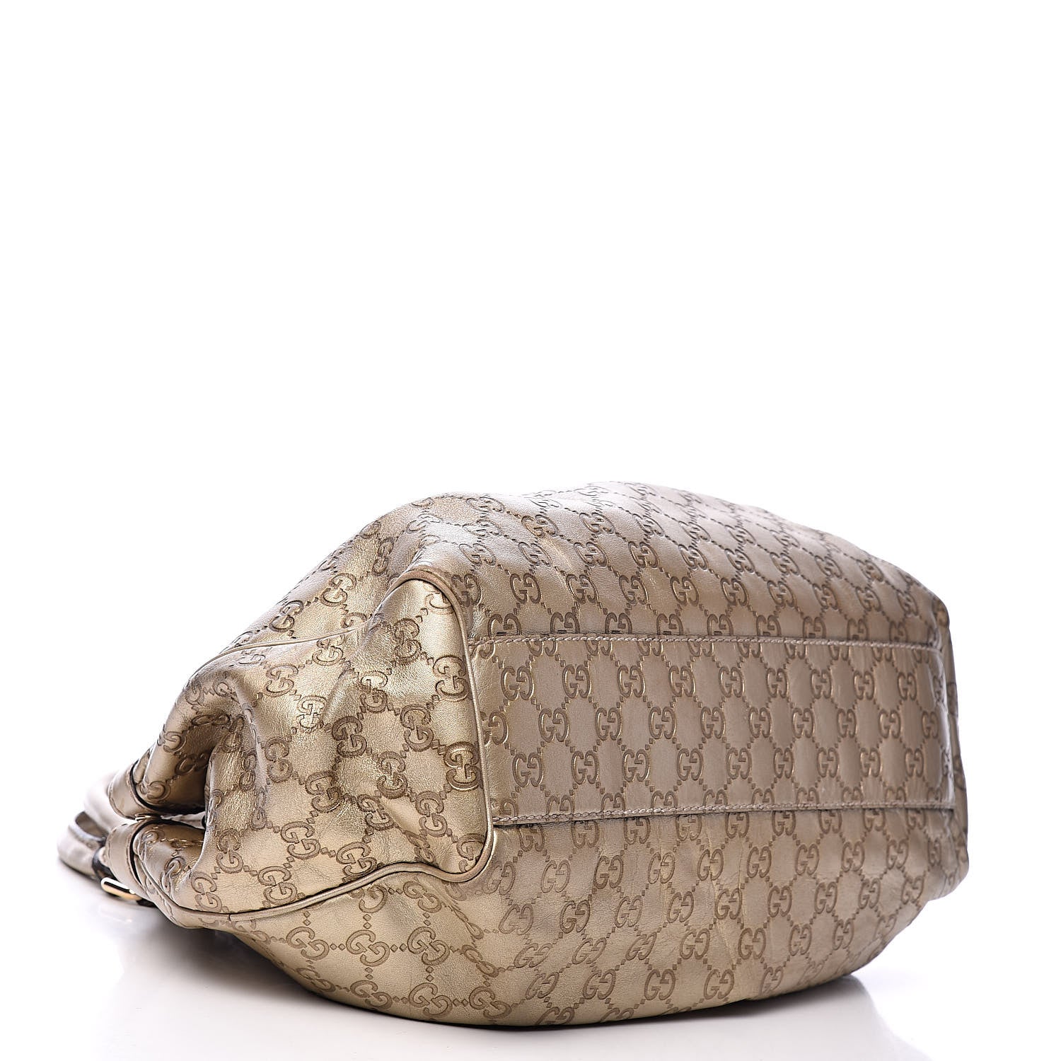 Gucci Guccissima Medium Sukey Tote Champagne 4 of 20