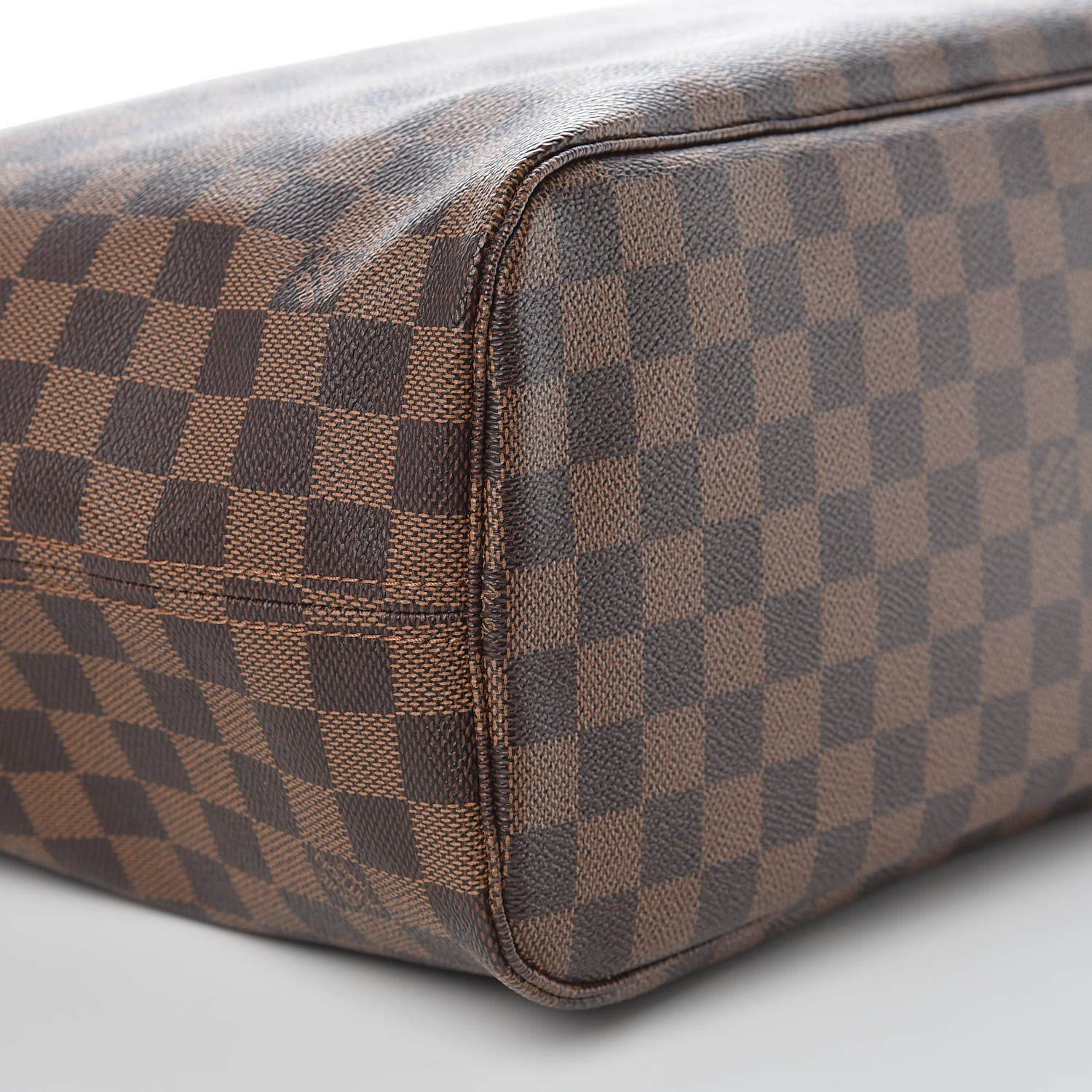 Louis Vuitton Damier Ebene Neo Neverfull MM Rose Ballerine 10 of 11