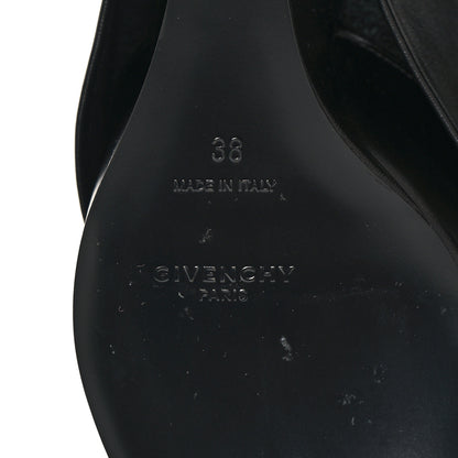 Givenchy Calfskin Shark Lock Ankle Boots 38 Black 6 of 8