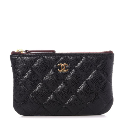 Chanel Caviar Quilted Small Cosmetic Case Black 1 of 8