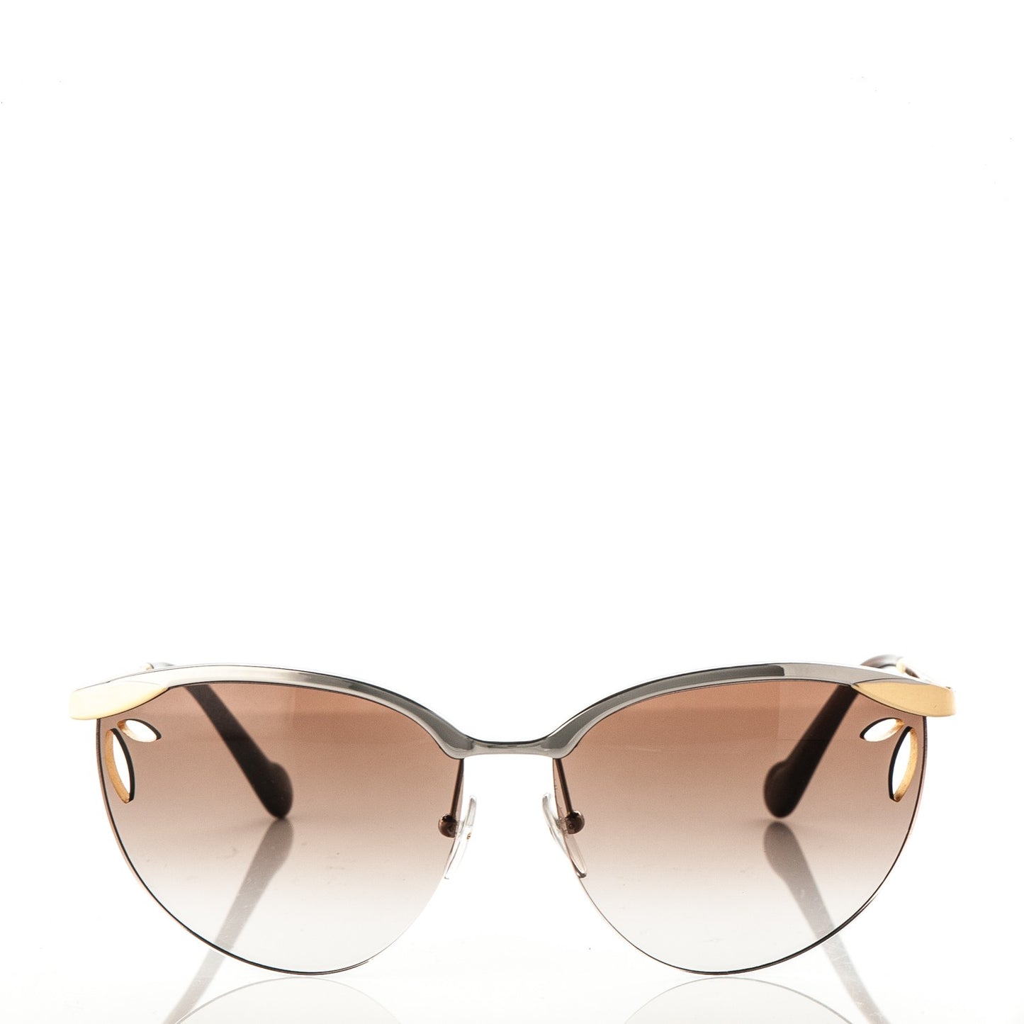 Lila Pilot Sunglasses Z0810U Brown Glitter