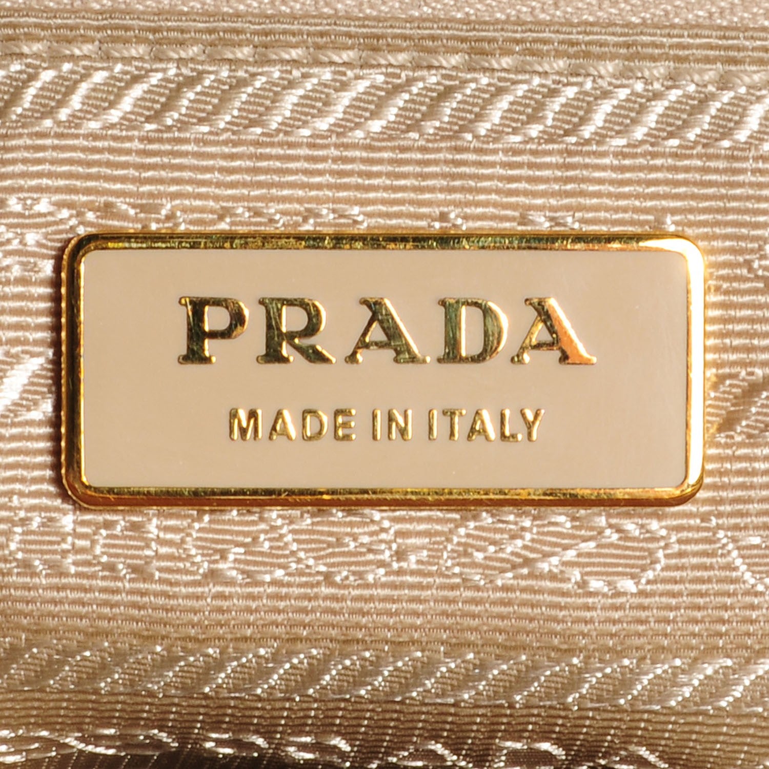 Prada Nappa Dressy Gaufre Framed Tote Cipria 7 of 10