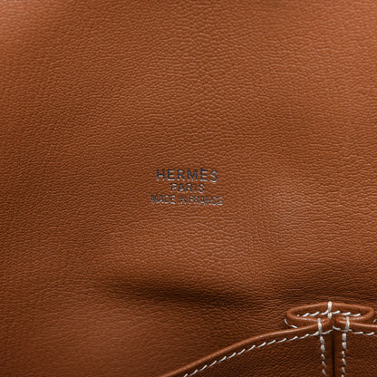 Hermes Taurillon Clemence Jypsiere 34 Gold 8 of 15
