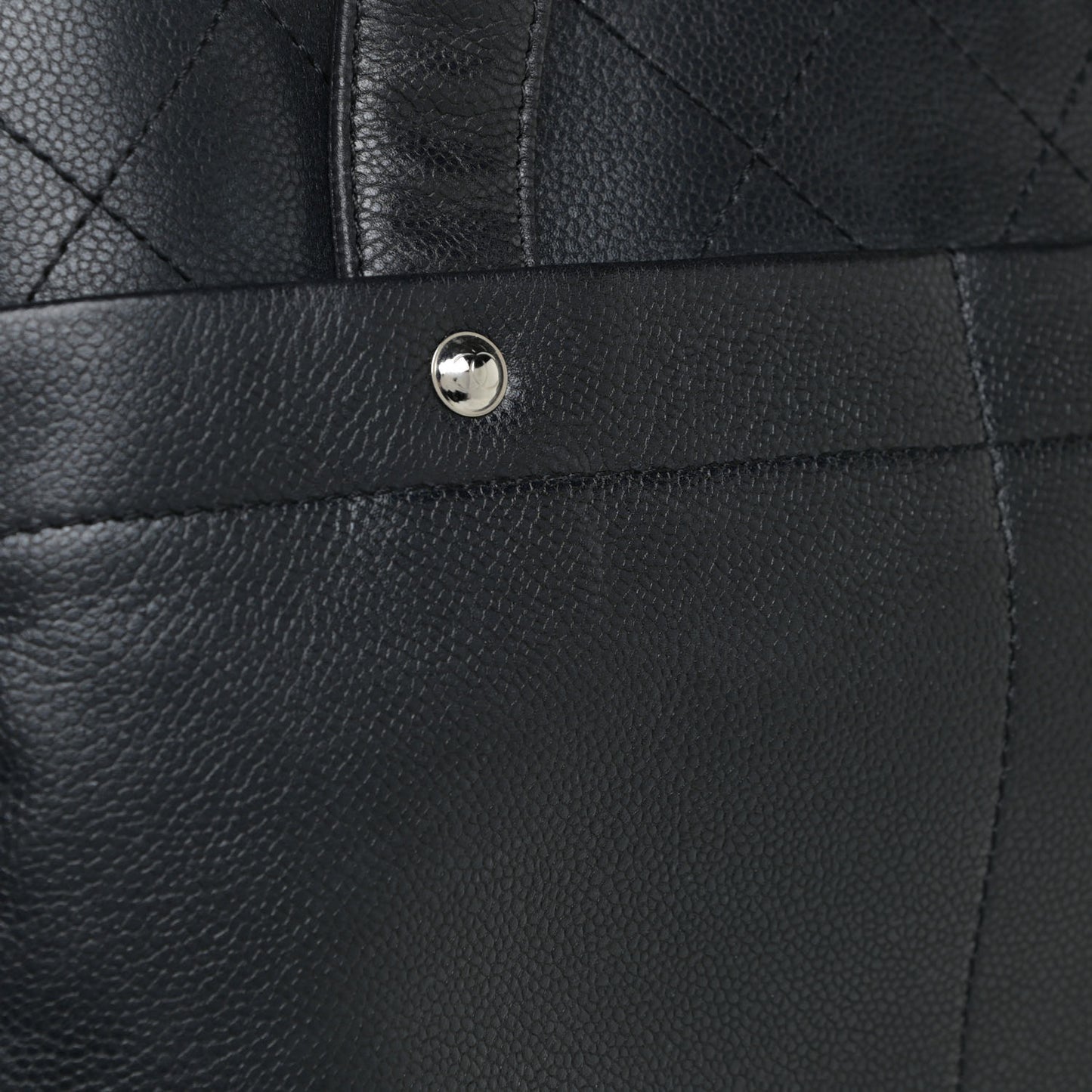Caviar Executive Cerf Shopper Tote Black