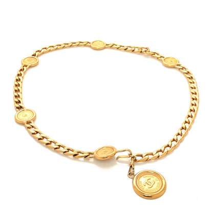 Chanel CC Medallion Chain Belt Gold 2 of 5