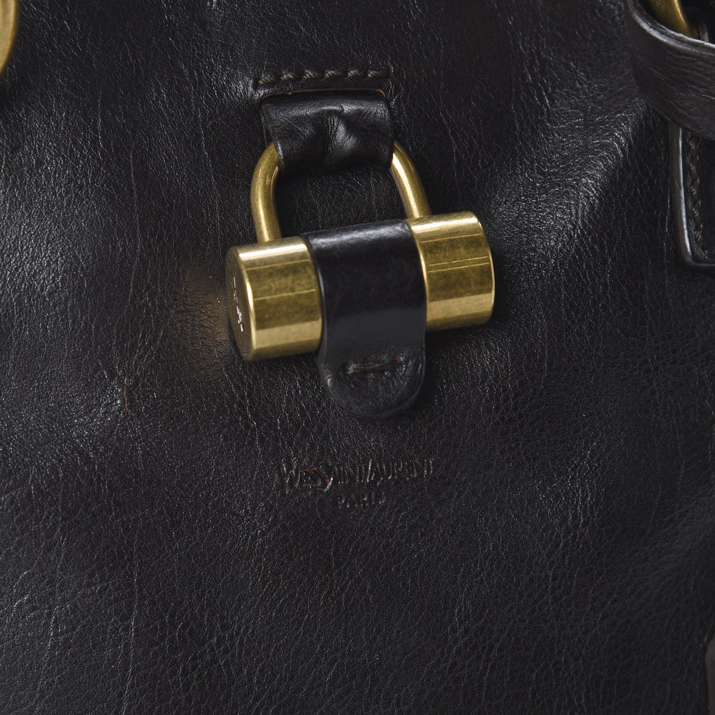 Calfskin Large Muse Dark Brown