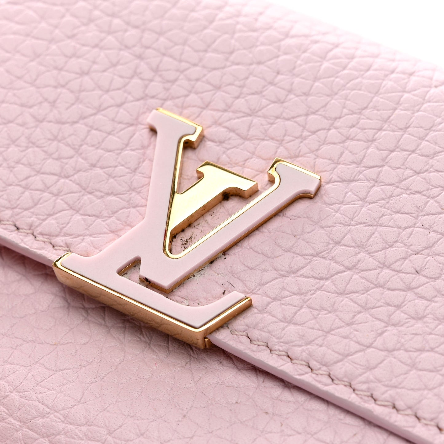 Taurillon Capucines XS Wallet Guimauve