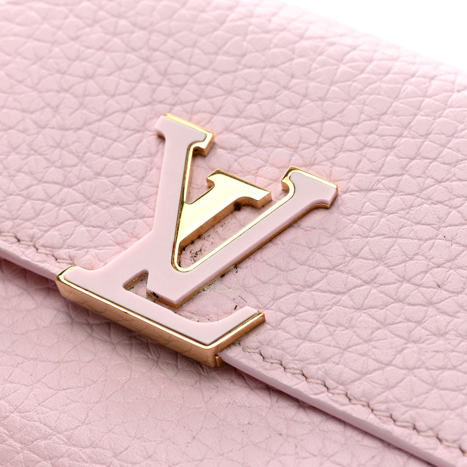 Louis Vuitton Taurillon Capucines XS Wallet Guimauve 8 of 10