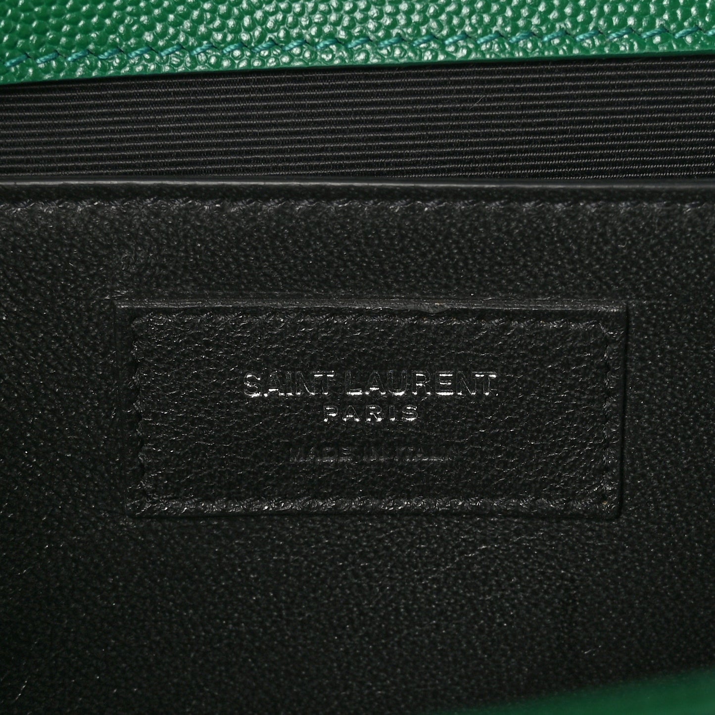 Grain De Poudre Medium Classic Monogram Kate Satchel Brilliant Grass
