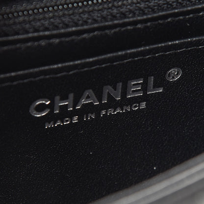 Chanel Lambskin Quilted Mini Rectangular Flap So Black 6 of 9