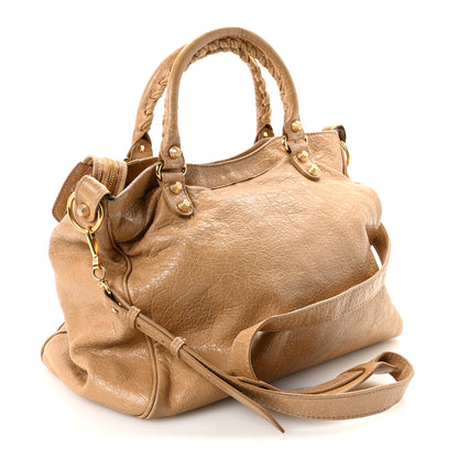 Balenciaga Agneau Giant 12 Gold Hardware Velo  Beige 3 of 10