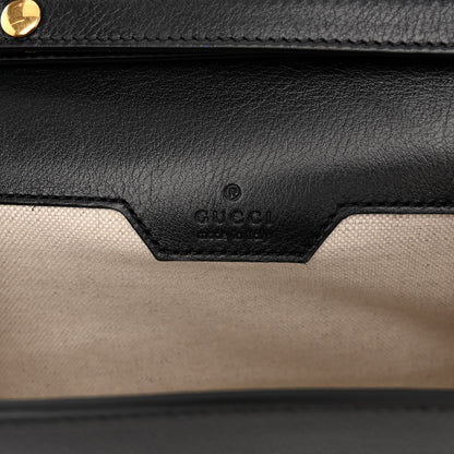 Gucci Wonka Grain Calfskin Mini Diana Bamboo Top Handle Shoulder Bag Black 6 of 9